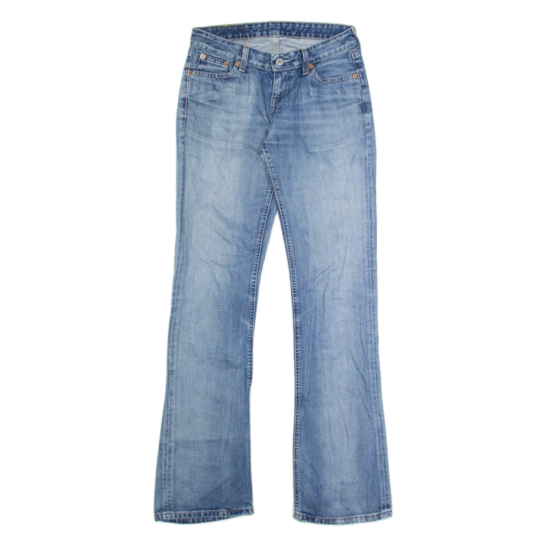 LEVI'S Womens Jeans Blue Regular Bootcut Stone Wash W26 L33
