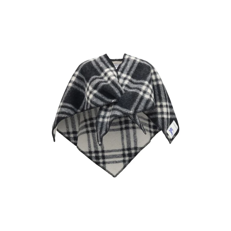 Burberry Gray Wool Oves Aries Scarf - Women