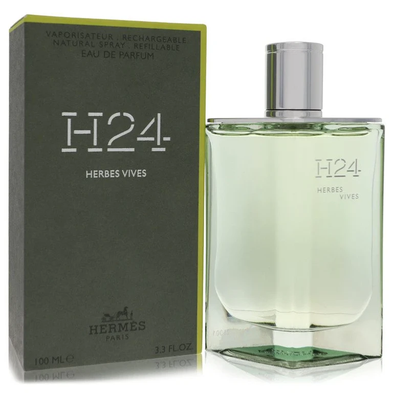 Hermes H24 Herbes Vives by Hermes Eau De Parfum Refillable Spray 3.4 Oz for Men
