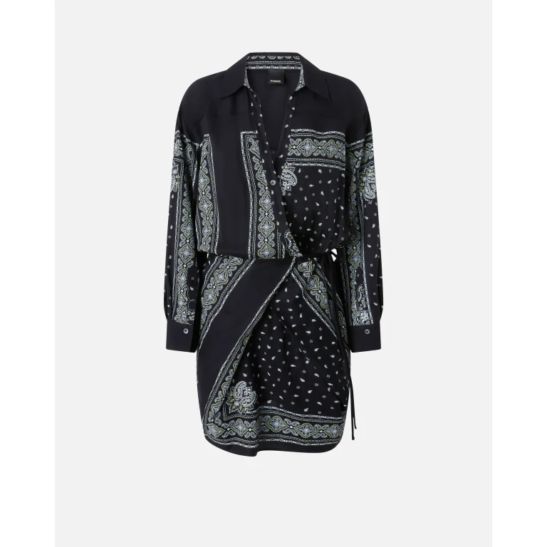 Pinko - Mini-robe chemise à imprimé bandana - 36
