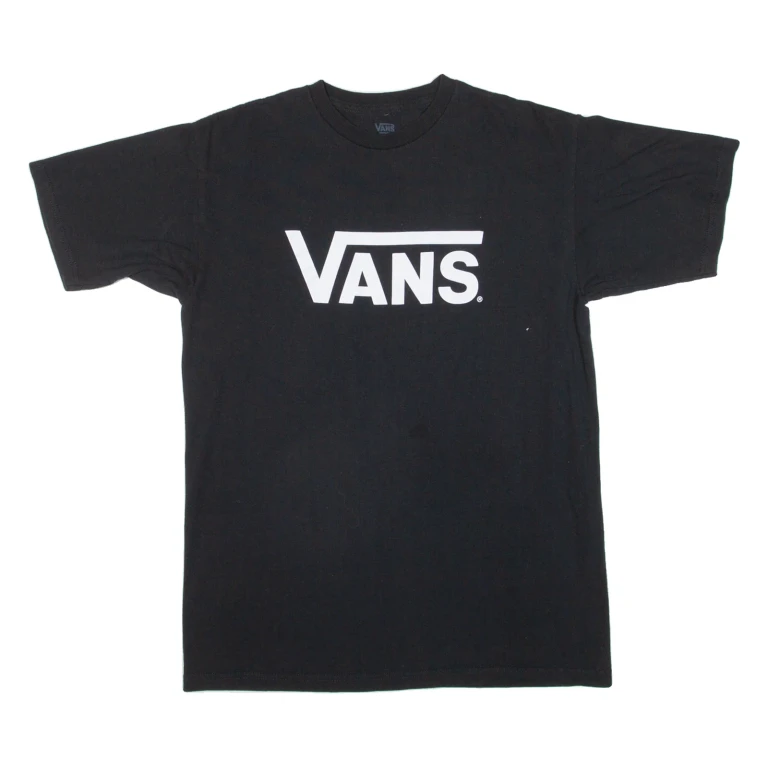 VANS Mens T-Shirt Black M