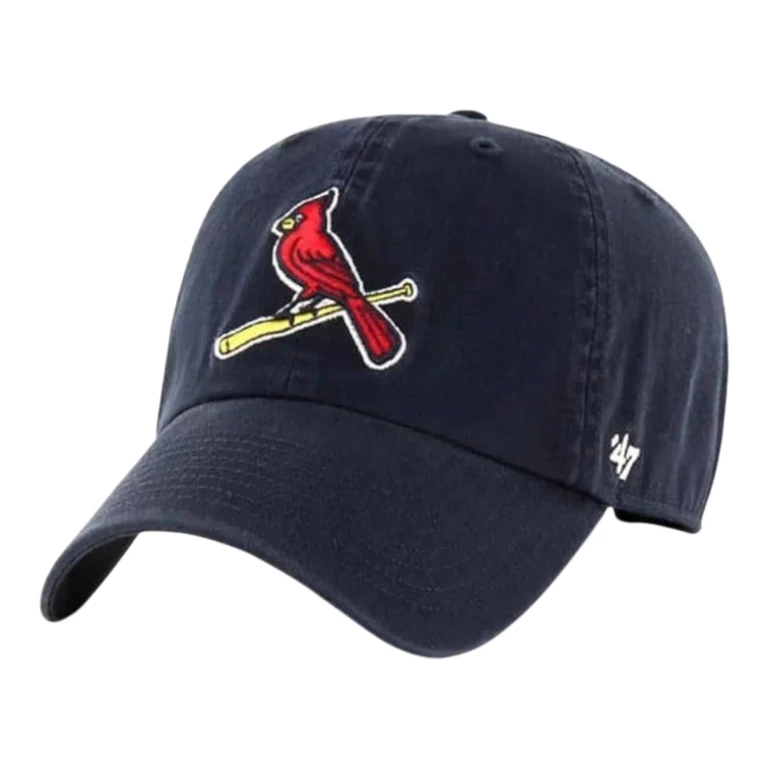 Clean Up St. Louis Cardinals Strapback Hat - Navy Adjustable Cap