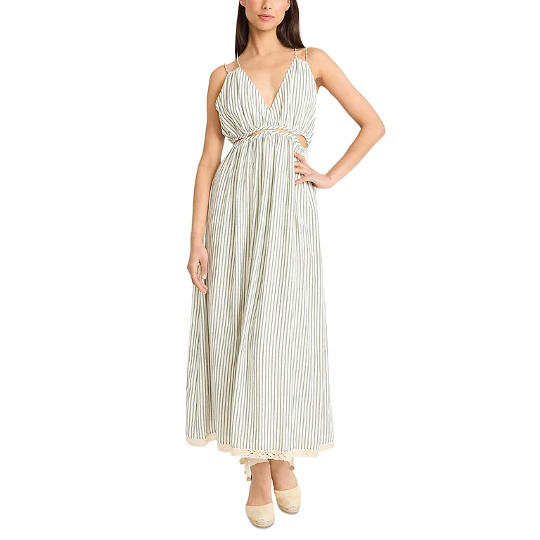 The Good Journey Cutout Midi Dress