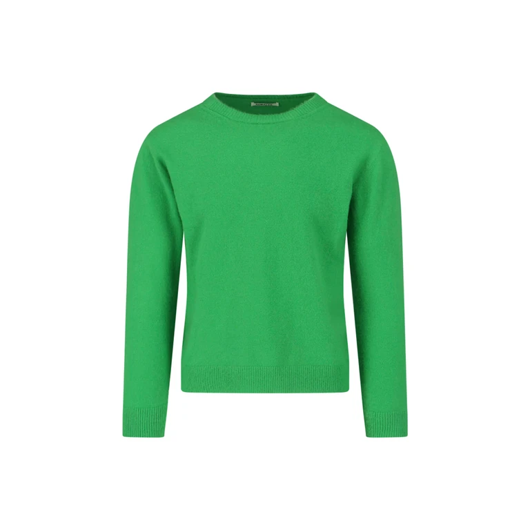 Auralee Sweaters Green Cashmere - Men