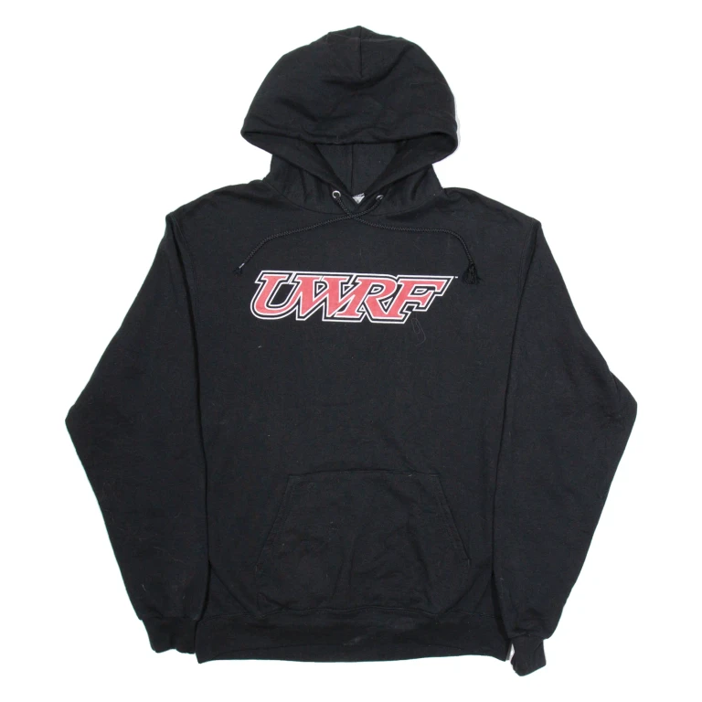 CHAMPION UWRF Mens Black Hoodie USA L