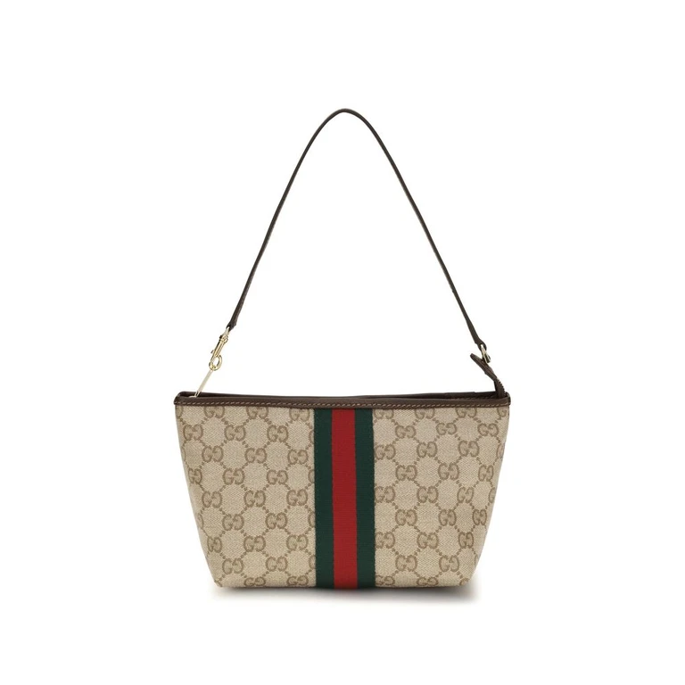 Gucci Beige Cotton Handbag Bag - Women