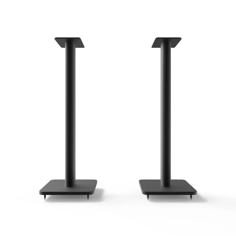 Kanto 26" Bookshelf Speaker Swiveling Floor Stands - Black, Set of 2