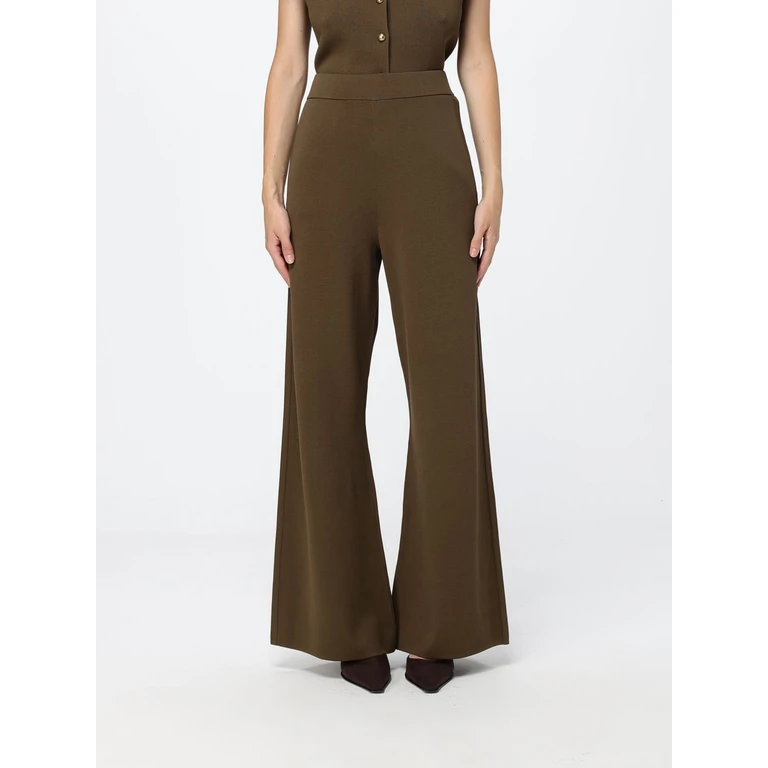 High-Waisted Wide Leg Knit Wool Trousers (2621336011600005)