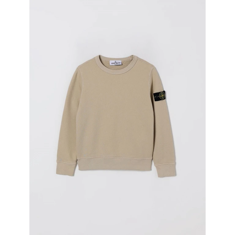 STONE ISLAND JUNIOR Sweater Kids color Beige (6100019S0045V0195)