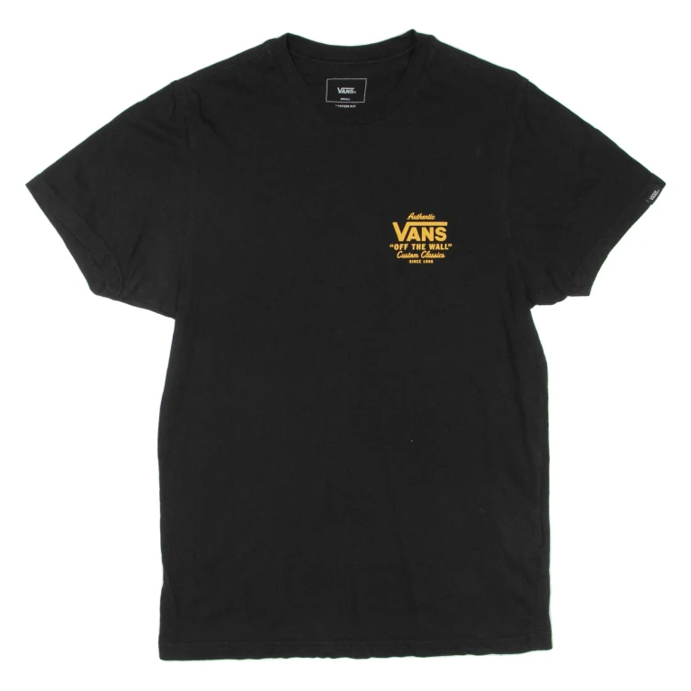 VANS Mens T-Shirt Black S