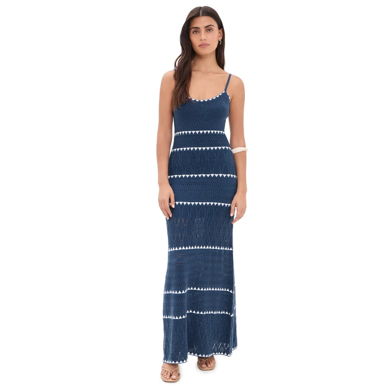 Z Supply Catamaran Dress Twilight Blue XS