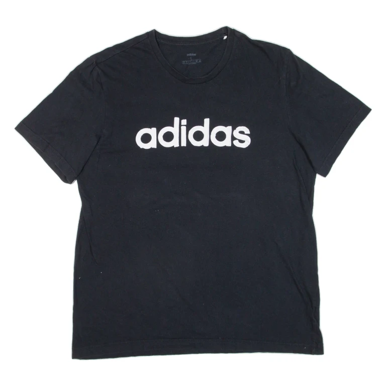 ADIDAS Mens T-Shirt Black L