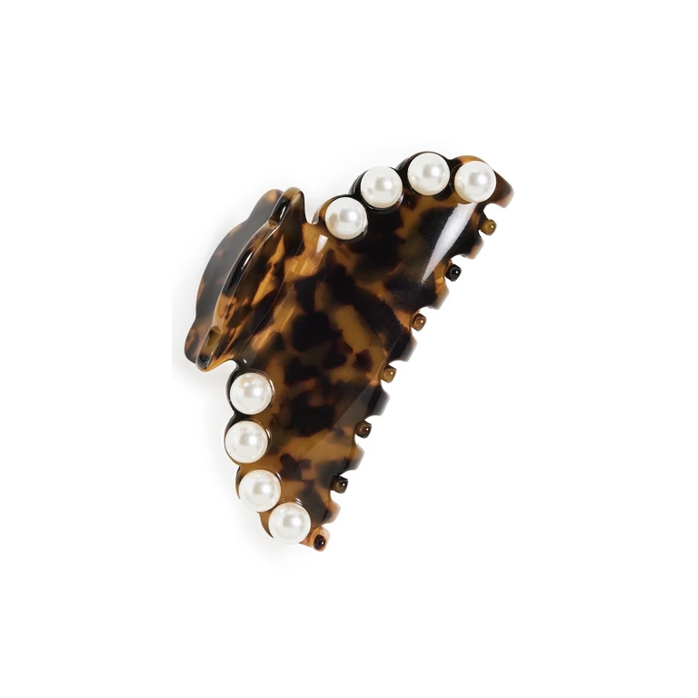 Medium Pearl Claw Clip Tortoise One Size