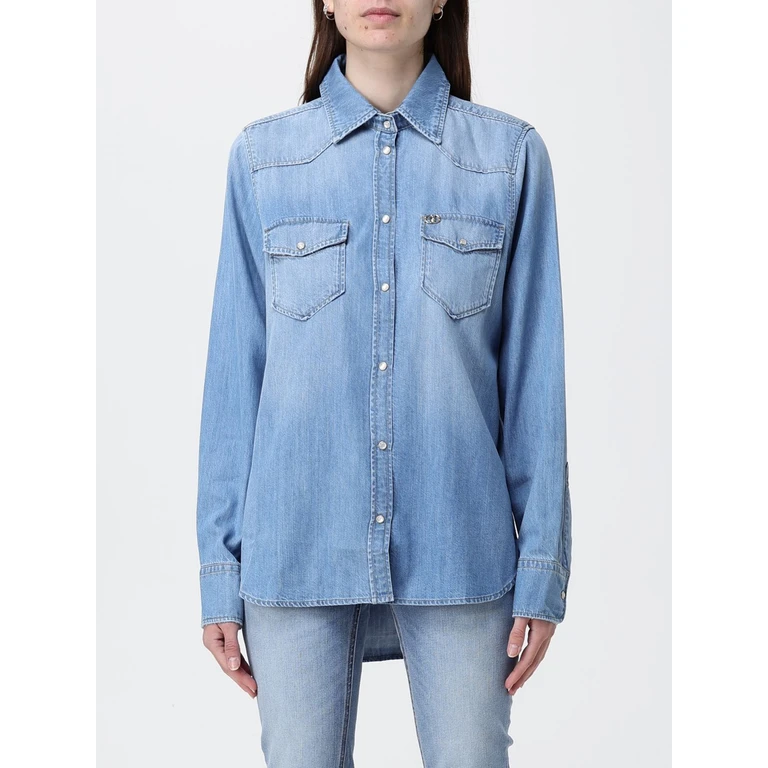 LIU JO Shirt Woman color Denim (UA6339D485179054)