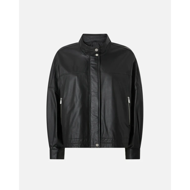 Pinko - Blouson en cuir nappa - M
