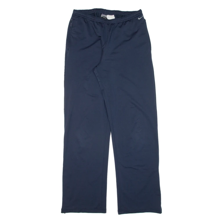 NIKE Womens Track Pants Blue Straight M W28 L30