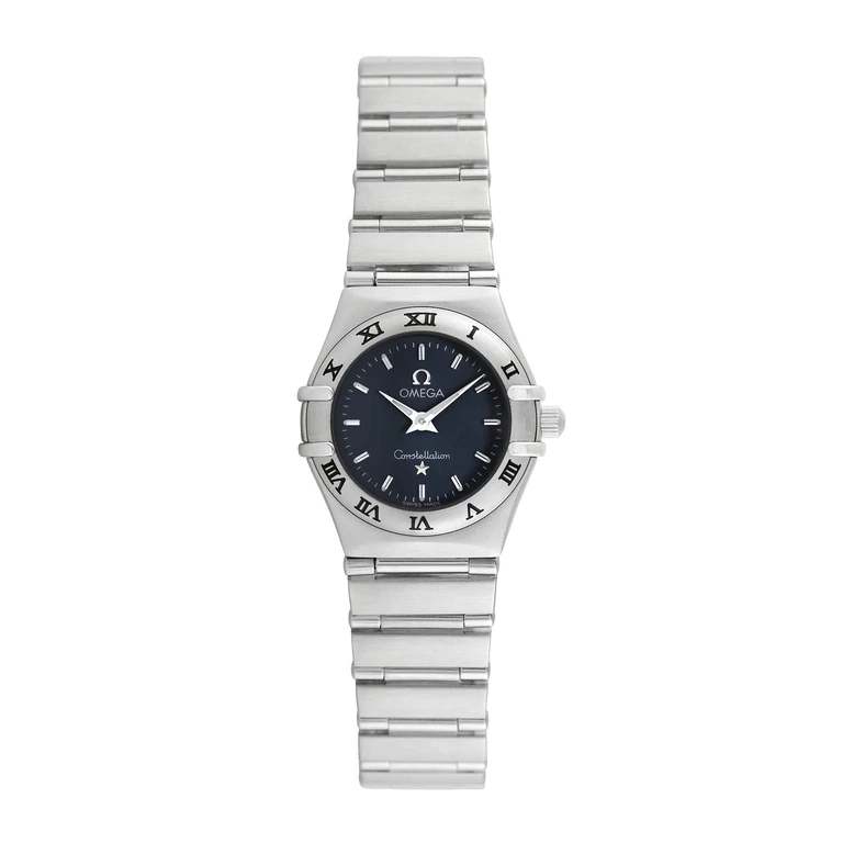 Pre-owned Omega Women's Constellation 22mm Stainless Steel Wristwatch - 1562.4
