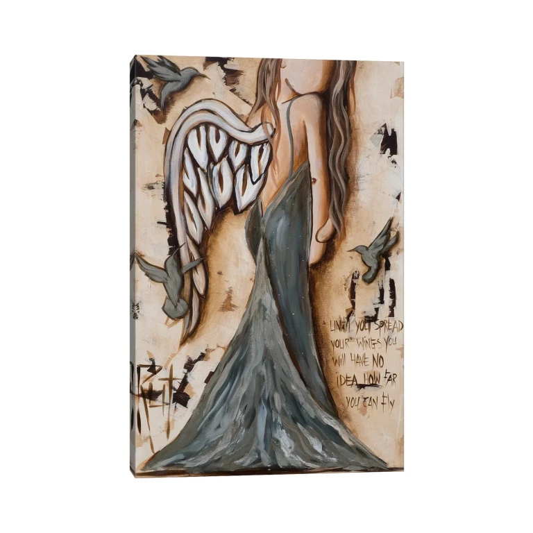 Spread your Wings by Ruth's Angels - Canvas Gallery Wrap