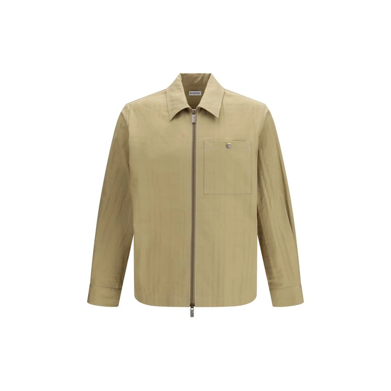 Burberry Beige Cotton Coat Clothing - Men
