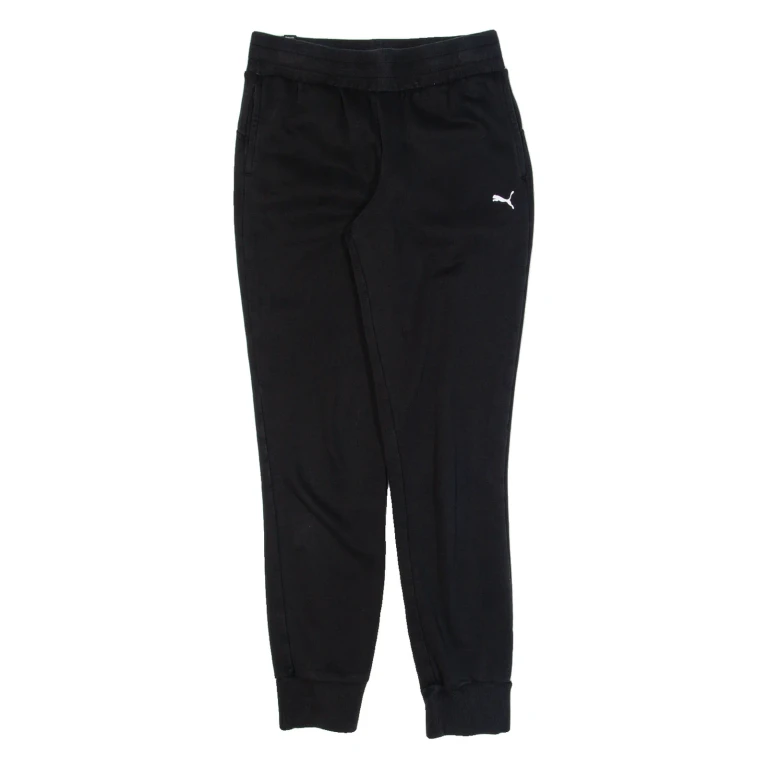 PUMA Womens Joggers Black Skinny UK 8 W26 L27