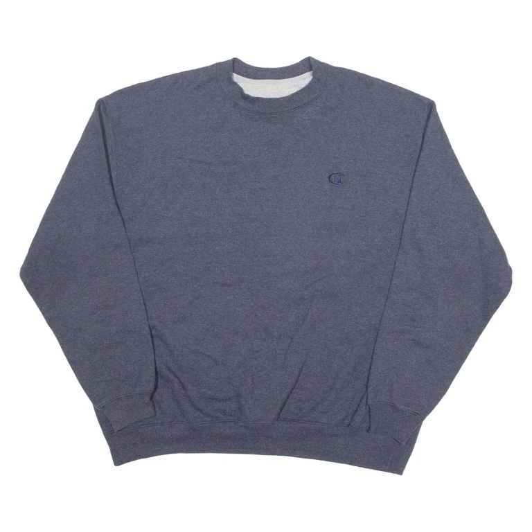 CHAMPION Mens Sweatshirt Blue 2XL