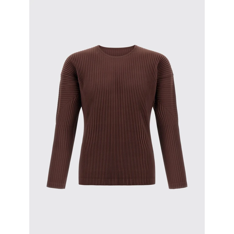 HOMME PLISSE' ISSEY MIYAKE Sweater Men color Brown (HP58JK18748)