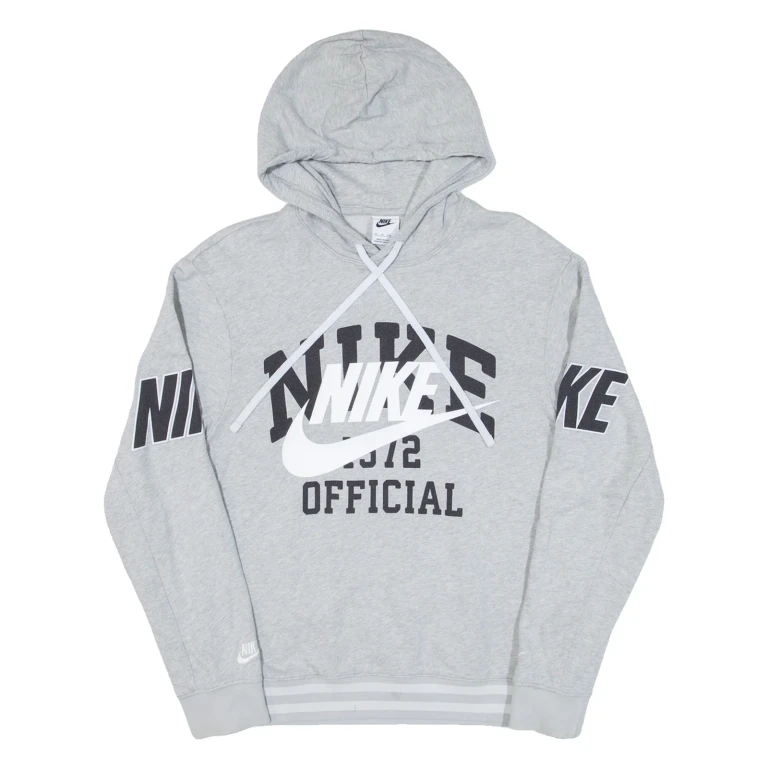 NIKE Mens Grey Hoodie XS