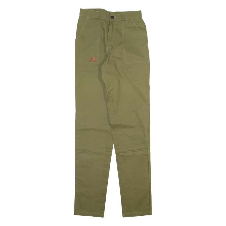 JEANS POWER Womens Trousers Green Slim Straight W22 L31
