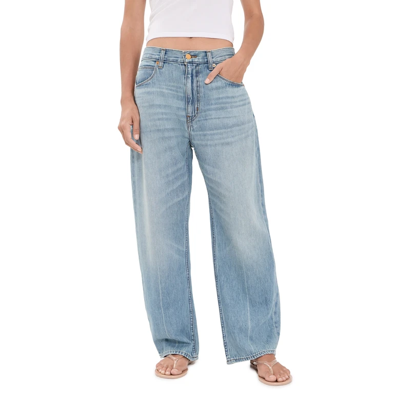 The Crop Loose Jeans Deep Blue 29