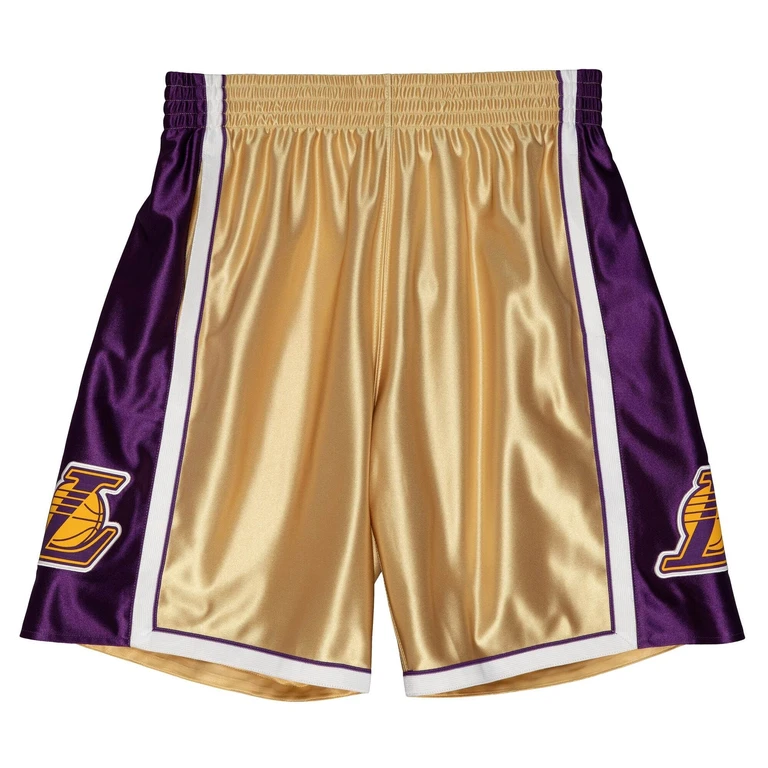 NBA 75Th Gold Swingman Shorts La Lakers 2009