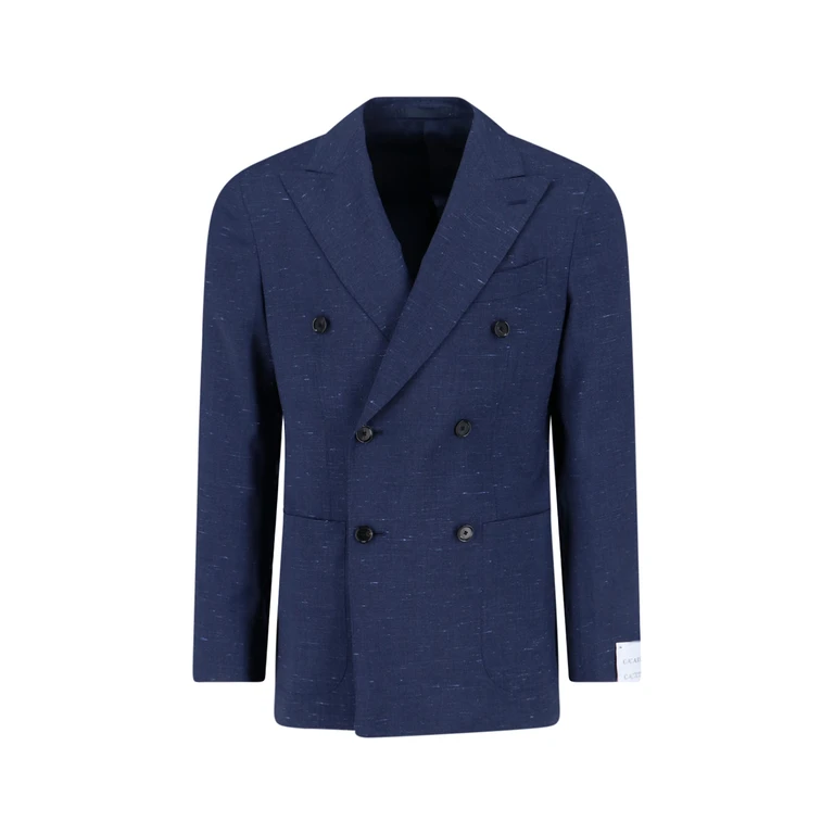 Jackets Blue Wool - Men