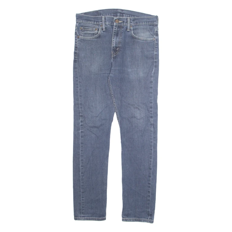 LEVI'S 510 Jeans Mens Blue Slim Skinny Stone Wash W32 L32