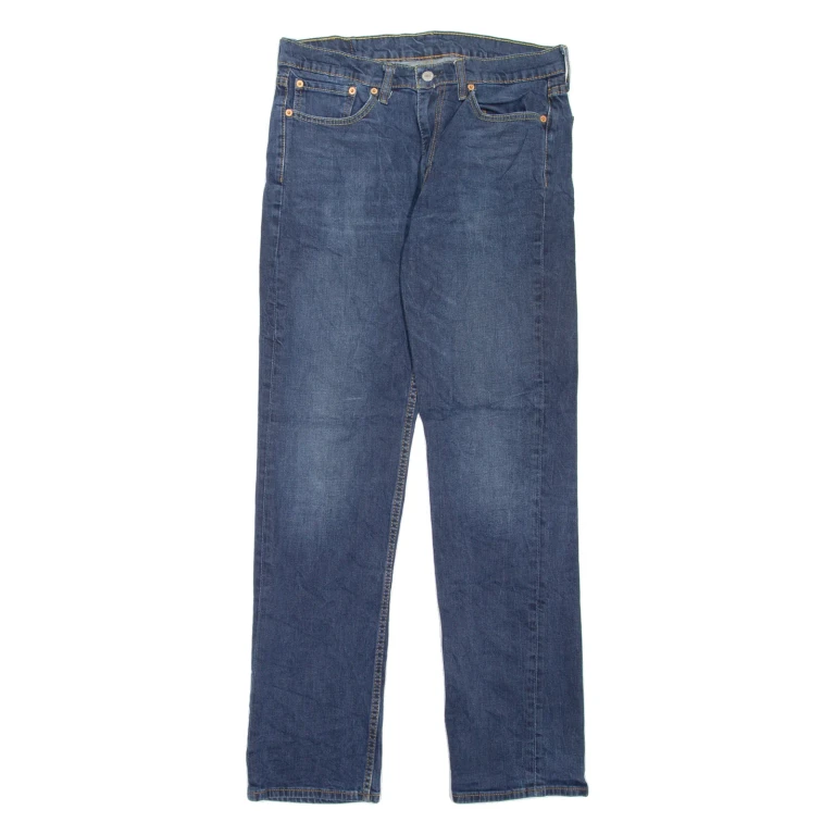 LEVI'S 514 Jeans Mens Blue Slim Straight Stone Wash W30 L31