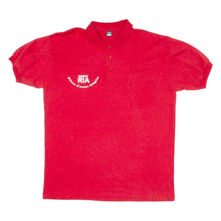 SCREEN STAR Mens Polo Shirt Red XL