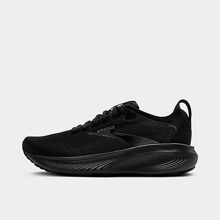 Brooks Women's Adrenaline GTS 25 Running Shoes (Narrow Width) in Black/Ebony Size: 5.0