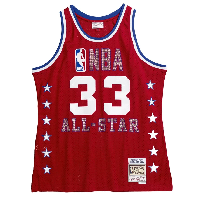 Men's NBA Swingman Jersey All Star 1988 Kareem Abdul Jabbar