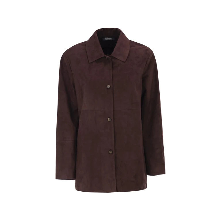 SMMGOCCE - Suede Shirt With Silk Lining