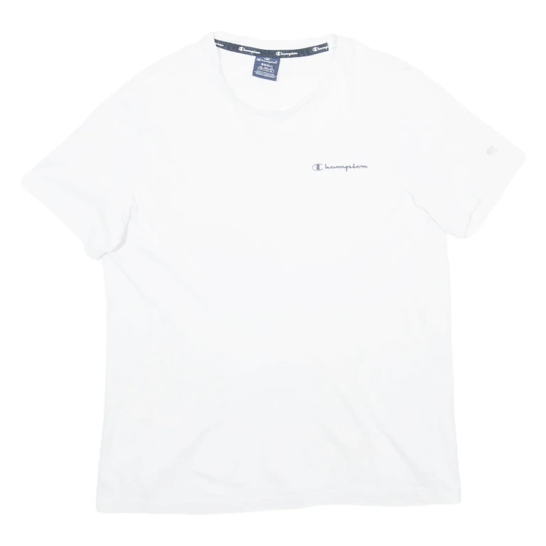 CHAMPION Mens T-Shirt White S