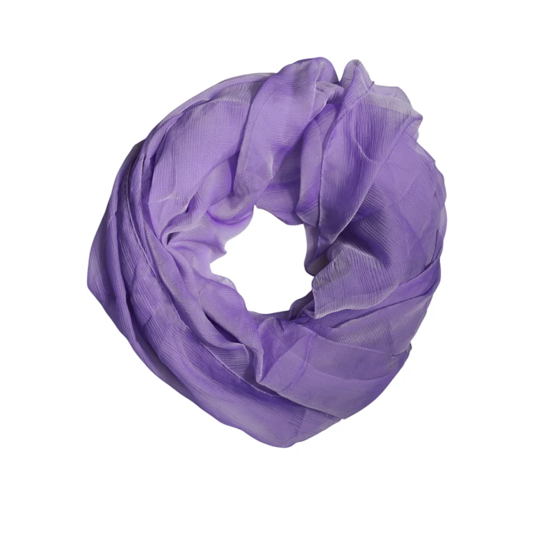 Dolce & Gabbana Purple Silk Rectangle Wrap Shawl Scarf - Women
