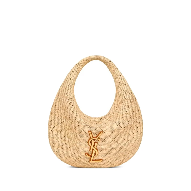 `Icare` Raffia Hobo Bag