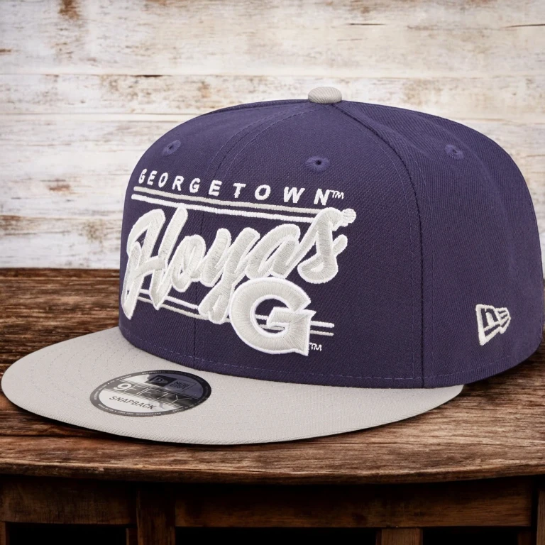 Men's Ncaa 950 Team Script Snapback Hats - Georgetown