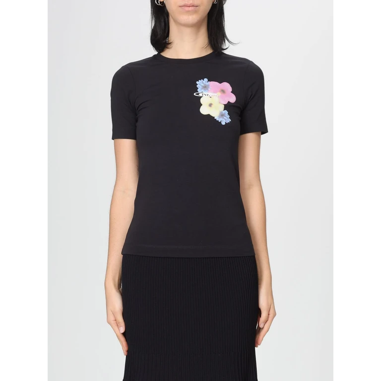 T-Shirt Woman color Black (105702A2UDZ99)