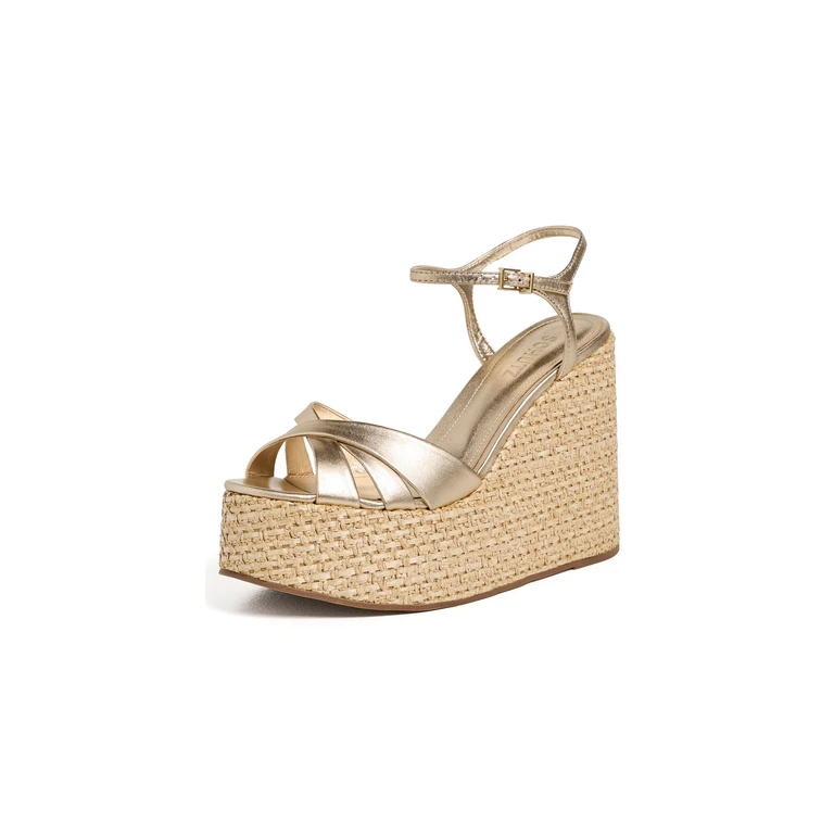 Schutz Keefa Wedges Platina 8