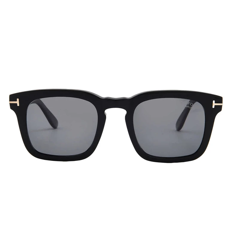 Tom Ford Dax Polarized Smoke Square Mens Sunglasses FT0751 01D 50