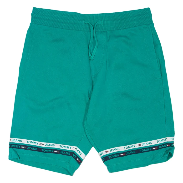TOMMY JEANS Mens Casual Shorts Green S W32