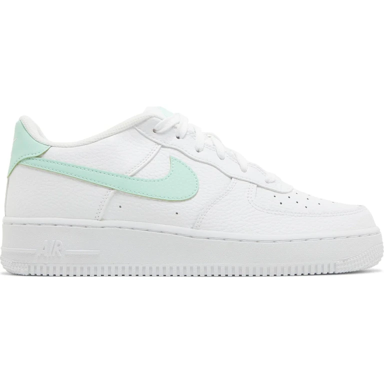Grade School Air Force 1 Low Gs 'Mint Swoosh' Sneakers