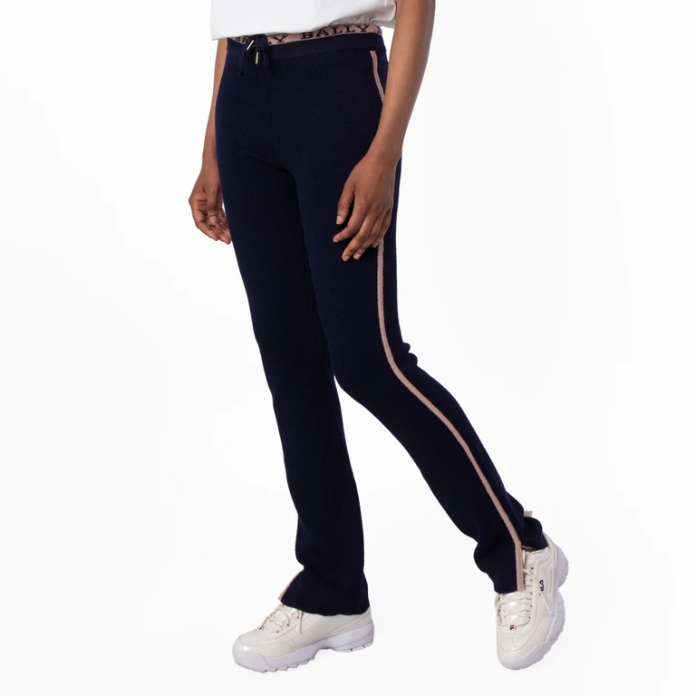 Bally Knit Track Pants With Contrast Side Stripe