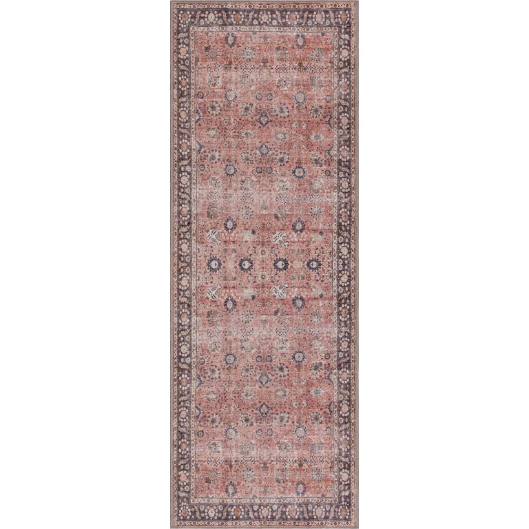 Ganyangan Red Washable Rug