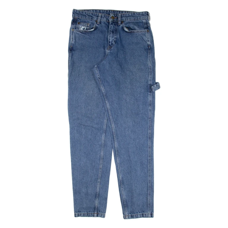 KARL KANI Carpenter Mens Jeans Blue Regular Tapered W30 L31