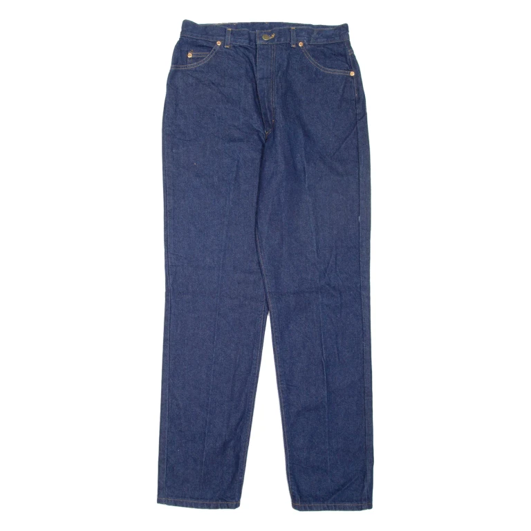 LEE Womens Jeans Blue Regular Mom W30 L31